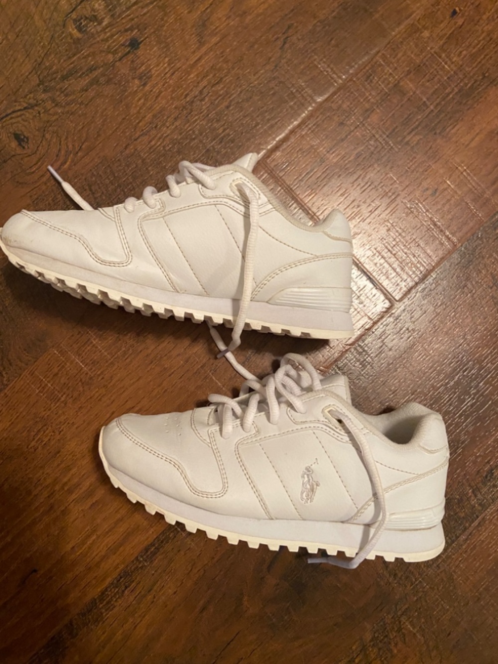 Polo Ralph Lauren White  Size 1,5   Kids  Girls SNEAKERS